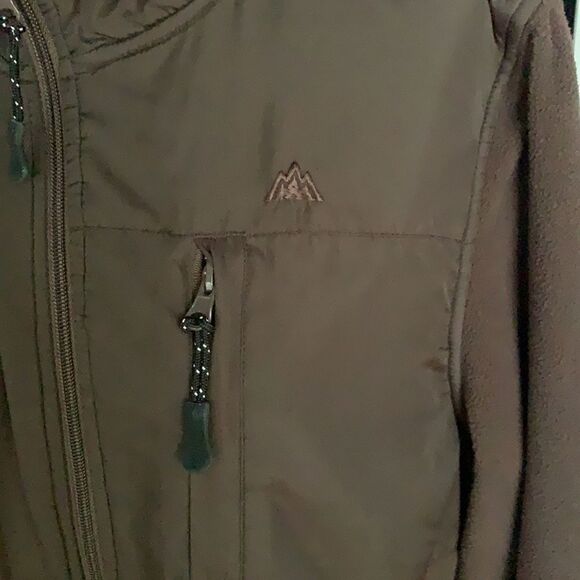 Snozu chocolate zipper fleece, large - Picture 2 of 5